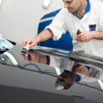 Oprava preliačin na karosérii auta po vandalizme pomocou PDR metódy.